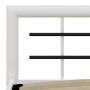 Black and white metal bed frame 90x200 cm by vidaXL, Beds and slatted bases - Ref: Foro24-284544, Price: 131,41 €, Discount: %