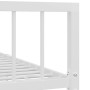 Estructura de cama de metal blanco 180x200 cm de vidaXL, Camas y somieres - Ref: Foro24-284567, Precio: 110,94 €, Descuento: %