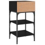 Mesitas de noche 2 uds madera de ingeniería negro 35x34,5x70 cm de vidaXL, Mesitas de noche - Ref: Foro24-825884, Precio: 44,...