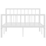 White metal bed frame 120x200 cm by vidaXL, Beds and slatted bases - Ref: Foro24-284564, Price: 80,50 €, Discount: %