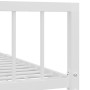 White metal bed frame 120x200 cm by vidaXL, Beds and slatted bases - Ref: Foro24-284564, Price: 80,50 €, Discount: %