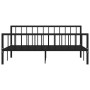 Black metal bed frame 180x200 cm by vidaXL, Beds and slatted bases - Ref: Foro24-284573, Price: 160,00 €, Discount: %