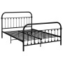 Black metal bed frame 120x200 cm by vidaXL, Beds and slatted bases - Ref: Foro24-284500, Price: 175,99 €, Discount: %