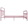 Pink metal bed frame 180x200 cm by vidaXL, Beds and slatted bases - Ref: Foro24-284515, Price: 182,63 €, Discount: %