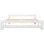 Solid white pine wood bed frame 180x200 cm by vidaXL, Beds and slatted bases - Ref: Foro24-322003, Price: 159,51 €, Discount: %