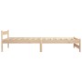 Solid pine wood bed frame 90x200 cm by vidaXL, Beds and slatted bases - Ref: Foro24-321991, Price: 94,83 €, Discount: %