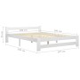 Solid white pine wood bed frame 180x200 cm by vidaXL, Beds and slatted bases - Ref: Foro24-322003, Price: 159,51 €, Discount: %