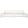 Estructura de cama madera maciza de pino blanca 200x200 cm de vidaXL, Camas y somieres - Ref: Foro24-322004, Precio: 105,51 €...