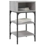 Mesitas noche 2 uds madera ingeniería gris Sonoma 35x34,5x70 cm de vidaXL, Mesitas de noche - Ref: Foro24-825890, Precio: 60,...