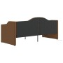 Brown fabric USB sofa bed 90x200 cm by vidaXL, Beds and slatted bases - Ref: Foro24-337187, Price: 212,73 €, Discount: %