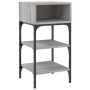 Mesitas noche 2 uds madera ingeniería gris Sonoma 35x34,5x70 cm de vidaXL, Mesitas de noche - Ref: Foro24-825890, Precio: 60,...