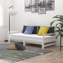 Abnehmbares Schlafsofa aus massivem weißem Kiefernholz, 2 x (90 x 200) cm von vidaXL, Betten und Lattenroste - Ref: Foro24-30...