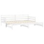 Removable sofa bed solid white pine wood 2x(90x200) cm by vidaXL, Beds and slatted bases - Ref: Foro24-3083660, Price: 449,99...