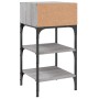 Mesitas noche 2 uds madera ingeniería gris Sonoma 35x34,5x70 cm de vidaXL, Mesitas de noche - Ref: Foro24-825890, Precio: 60,...