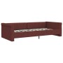 Sofá cama USB tela morada 90x200 cm de vidaXL, Camas y somieres - Ref: Foro24-337200, Precio: 229,11 €, Descuento: %