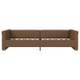 Brown fabric USB sofa bed 90x200 cm by vidaXL, Beds and slatted bases - Ref: Foro24-337197, Price: 485,89 €, Discount: %