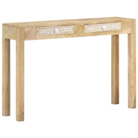 Mesa consola madera maciza de mango decolorada 110x30x75 cm de vidaXL, Mesas auxiliares - Ref: Foro24-351617, Precio: 183,99 ...