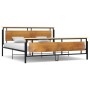 Estructura de cama de metal 200x200 cm de vidaXL, Camas y somieres - Ref: Foro24-324875, Precio: 165,25 €, Descuento: %