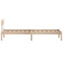 Estructura de cama madera maciza de pino 100x200 cm de vidaXL, Camas y somieres - Ref: Foro24-810137, Precio: 61,95 €, Descue...