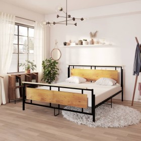 Metal bed frame 180x200 cm by vidaXL, Beds and slatted bases - Ref: Foro24-324874, Price: 169,25 €, Discount: %