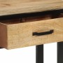 Mesa consola madera maciza de mango rugosa 110x30x75 cm de vidaXL, Mesas auxiliares - Ref: Foro24-351618, Precio: 221,16 €, D...