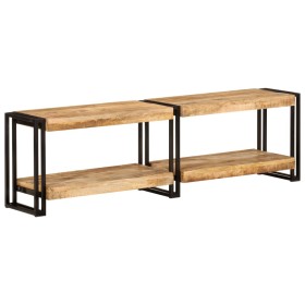 Mueble de TV madera maciza de mango 140x30x40 cm de vidaXL, Muebles TV - Ref: Foro24-356171, Precio: 121,61 €, Descuento: %