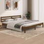 Honey brown solid pine wood bed frame 180x200 cm by vidaXL, Beds and slatted bases - Ref: Foro24-810448, Price: 132,29 €, Dis...