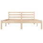 Estructura de cama madera maciza de pino 120x190 cm de vidaXL, Camas y somieres - Ref: Foro24-810400, Precio: 88,22 €, Descue...