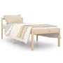 Cama de personas mayores madera maciza de pino 75x190 cm de vidaXL, Camas y somieres - Ref: Foro24-810574, Precio: 95,81 €, D...