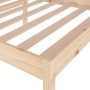 Bed for seniors solid pine wood 75x190 cm by vidaXL, Beds and slatted bases - Ref: Foro24-810574, Price: 95,72 €, Discount: %