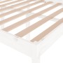 Bed for seniors solid white pine wood 140x190 cm by vidaXL, Beds and slatted bases - Ref: Foro24-810595, Price: 127,99 €, Dis...