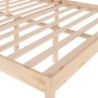 Cama para personas mayores madera maciza de pino 150x200 cm de vidaXL, Camas y somieres - Ref: Foro24-810619, Precio: 89,38 €...