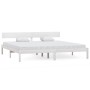 Estructura de cama madera maciza blanco Super King 180x200 cm de vidaXL, Camas y somieres - Ref: Foro24-810163, Precio: 121,5...