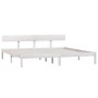 Estructura de cama madera maciza blanco Super King 180x200 cm de vidaXL, Camas y somieres - Ref: Foro24-810163, Precio: 121,5...