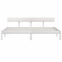 Estructura de cama madera maciza blanco Super King 180x200 cm de vidaXL, Camas y somieres - Ref: Foro24-810163, Precio: 121,5...