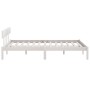 Estructura de cama madera maciza blanco Super King 180x200 cm de vidaXL, Camas y somieres - Ref: Foro24-810163, Precio: 121,5...