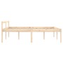 Bed for seniors solid pine wood 140x190 cm by vidaXL, Beds and slatted bases - Ref: Foro24-810594, Price: 120,47 €, Discount: %