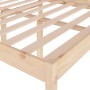 Bed for seniors solid pine wood 140x190 cm by vidaXL, Beds and slatted bases - Ref: Foro24-810594, Price: 120,47 €, Discount: %