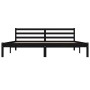 Estructura de cama madera maciza de pino negro 180x200 cm de vidaXL, Camas y somieres - Ref: Foro24-810449, Precio: 121,57 €,...