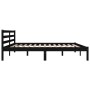 Estructura de cama madera maciza de pino negro 180x200 cm de vidaXL, Camas y somieres - Ref: Foro24-810449, Precio: 121,57 €,...