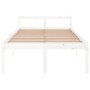 Bed for seniors solid white pine wood 120x200 cm by vidaXL, Beds and slatted bases - Ref: Foro24-810610, Price: 98,99 €, Disc...