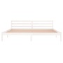 Estructura de cama madera maciza de pino blanco 200x200 cm de vidaXL, Camas y somieres - Ref: Foro24-810451, Precio: 95,01 €,...