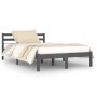 Sofá cama madera maciza de pino gris 120x200 cm de vidaXL, Camas y somieres - Ref: Foro24-810427, Precio: 106,93 €, Descuento: %