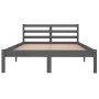 Sofá cama madera maciza de pino gris 120x200 cm de vidaXL, Camas y somieres - Ref: Foro24-810427, Precio: 106,93 €, Descuento: %