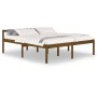 Cama personas mayores madera maciza pino marrón miel 180x200 cm de vidaXL, Camas y somieres - Ref: Foro24-810632, Precio: 83,...