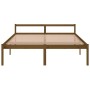 Elderly bed solid honey brown pine wood 180x200 cm by vidaXL, Beds and slatted bases - Ref: Foro24-810632, Price: 83,53 €, Di...