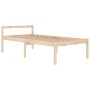 Cama para personas mayores madera maciza de pino 100x200 cm de vidaXL, Camas y somieres - Ref: Foro24-810604, Precio: 110,57 ...