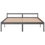 Cama para personas mayores madera maciza pino gris 200x200 cm de vidaXL, Camas y somieres - Ref: Foro24-810636, Precio: 139,0...