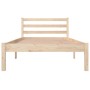 Estructura de cama madera maciza de pino 90x190 cm de vidaXL, Camas y somieres - Ref: Foro24-810395, Precio: 65,84 €, Descuen...