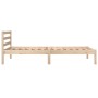 Estructura de cama madera maciza de pino 90x190 cm de vidaXL, Camas y somieres - Ref: Foro24-810395, Precio: 65,84 €, Descuen...